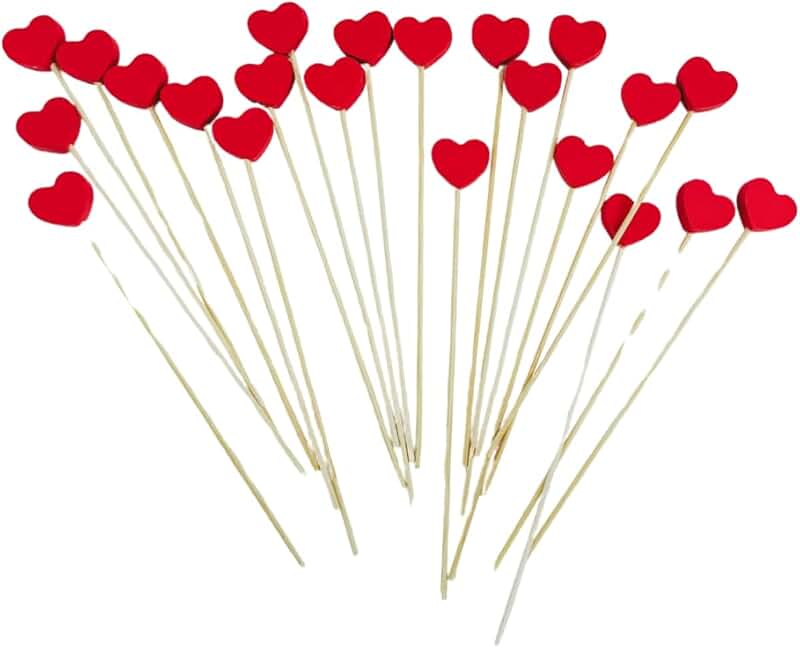 20 Wooden Heart Picks for Seasonal Decor