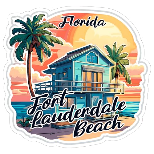 Beach Florida Ocean Travel Sticker