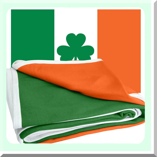 Emerald Isle Comfort Oversized Irish Flag Blanket