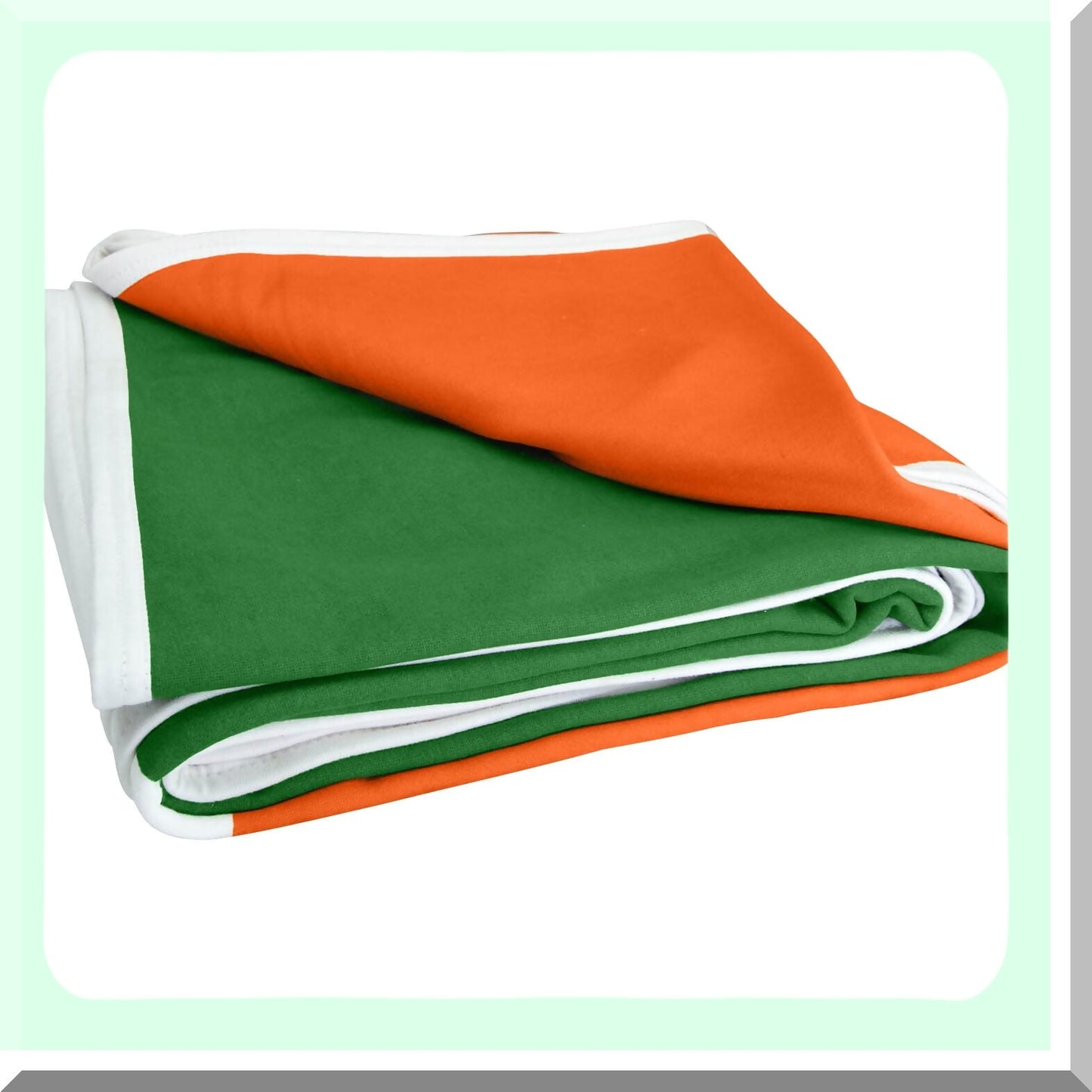 Emerald Isle Comfort: Oversized Irish Flag Blanket - Super Soft, Lightweight, Perfect for Indoor & Outdoor Use, Ideal St. Patrick's Day Gift, 54" x 84"