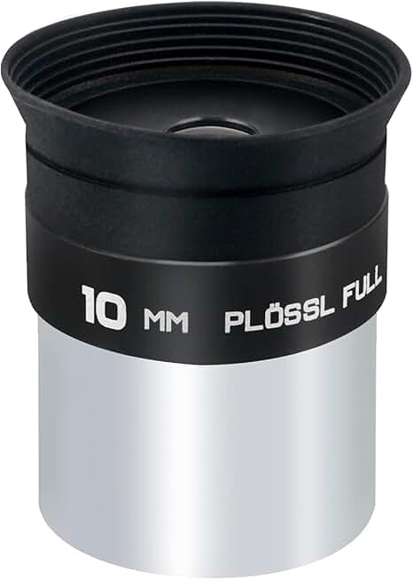 10mm 1.25-inch Plossl Telescope Eyepiece with Fully Coated Lens
