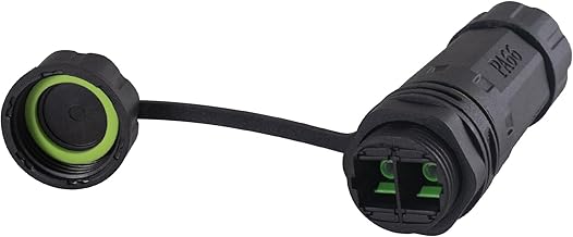 Waterproof SC Duplex Fiber Optic Connector for Outdoor Use