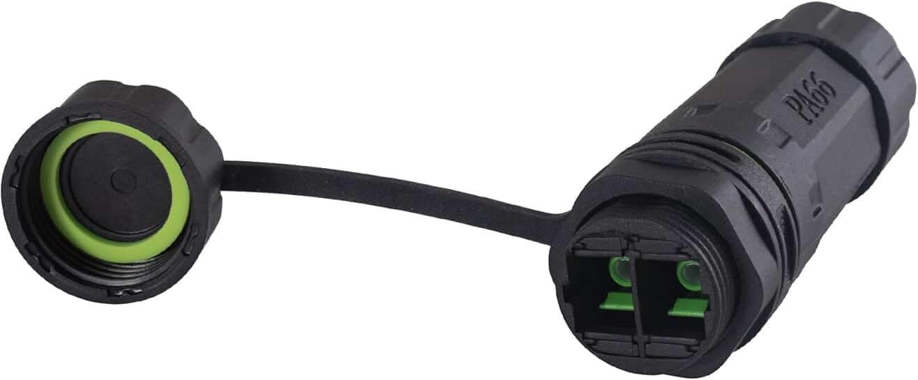 Waterproof SC Duplex Fiber Optic Connector for Outdoor Use