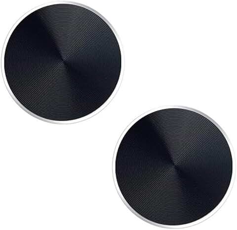 Black Metal Plate Mounting Kit with Magnet Discs