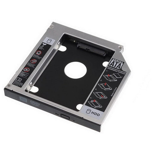 Optical Bay 2nd SATA HDD Caddy for Laptop