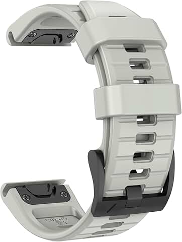 Soft Silicone 22mm Watch Band Replacement