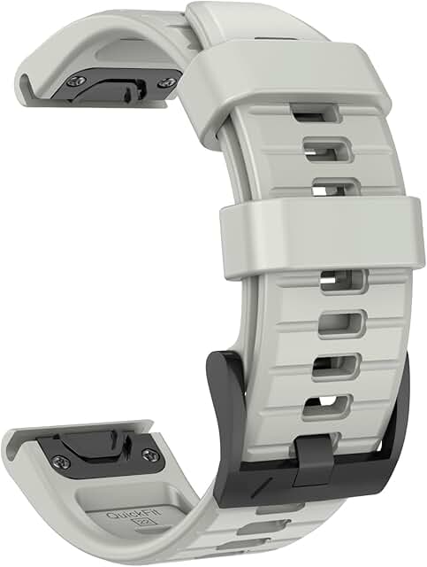 Soft Silicone 22mm Watch Band Replacement