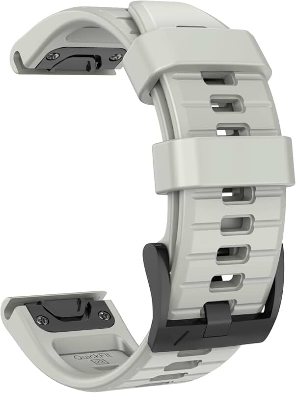 Soft Silicone 22mm Watch Band Replacement