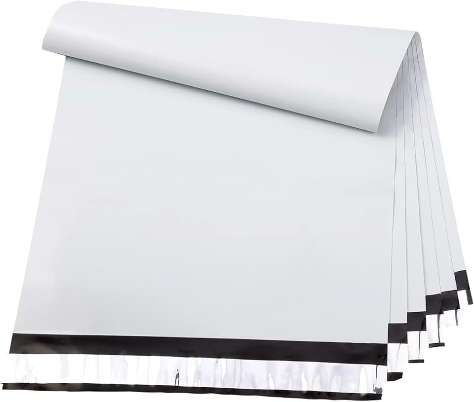 Large Waterproof Poly Mailers, 19x24 Inches, 100 Pack