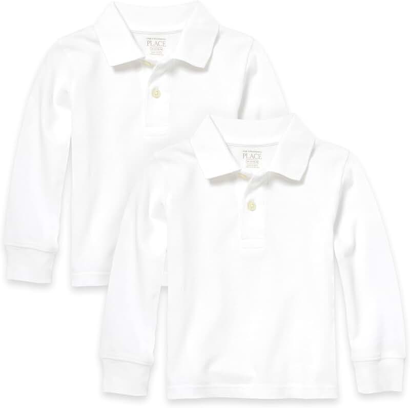 Baby Boys' Pique Polo Shirts (2 Pack)