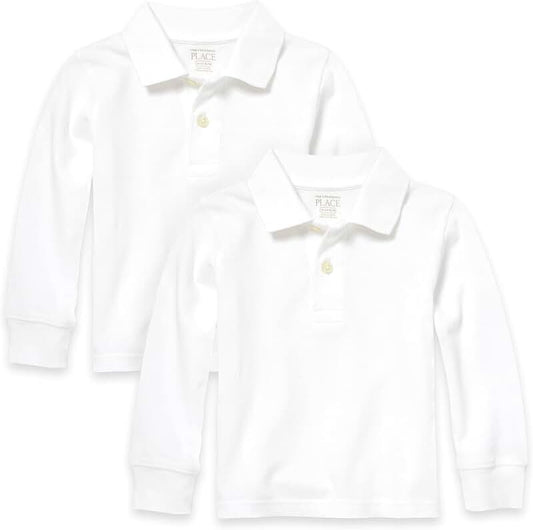 Baby Boys' Pique Polo Shirts (2 Pack)