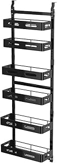 6-Story Door-Mounted Cutlery and Seasoning Rack