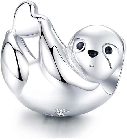 Heart-shaped animal bead for jewelry making
