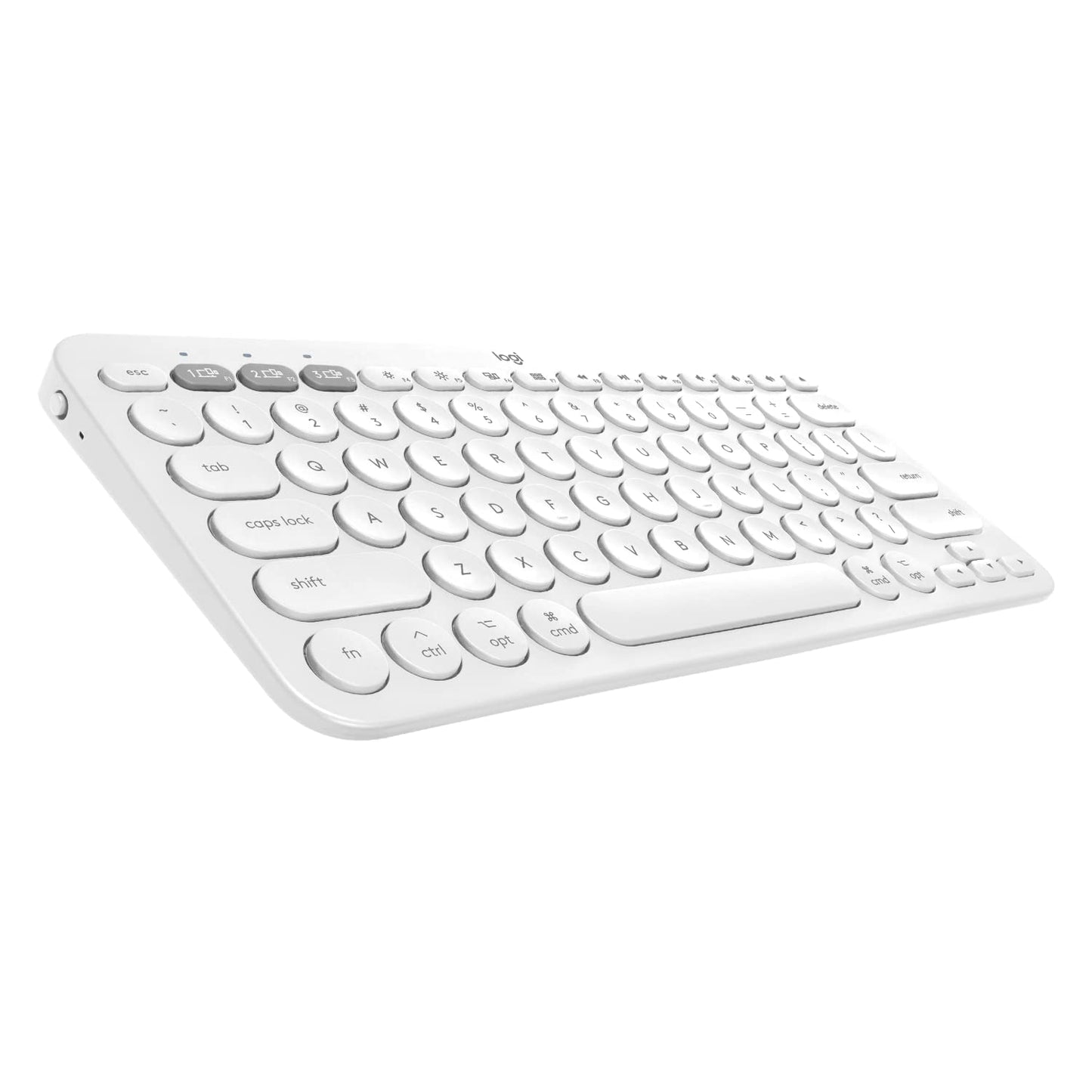 K380 Multi-Device Bluetooth Keyboard for Mac with Compact Slim Profile, Easy-Switch, 2 Year Battery, MacBook Pro/ MacBook Air/ iMac/ iPad Compatible - Off White