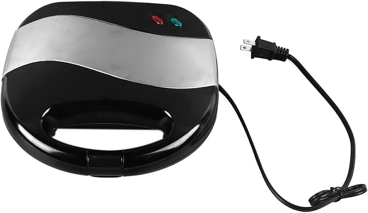 750W Walnut Cookie and Pastry Maker with Non-Stick Surface