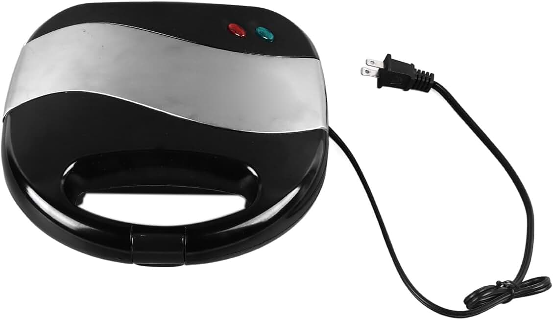 750W Walnut Cookie and Pastry Maker with Non-Stick Surface