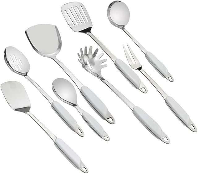 8-Piece Stainless Steel Kitchen Utensil Set