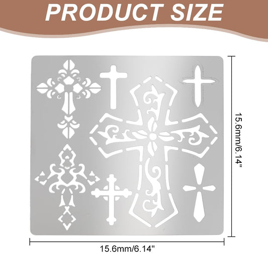 Lace Metal Canvas Stainless Steel Template 6.15in