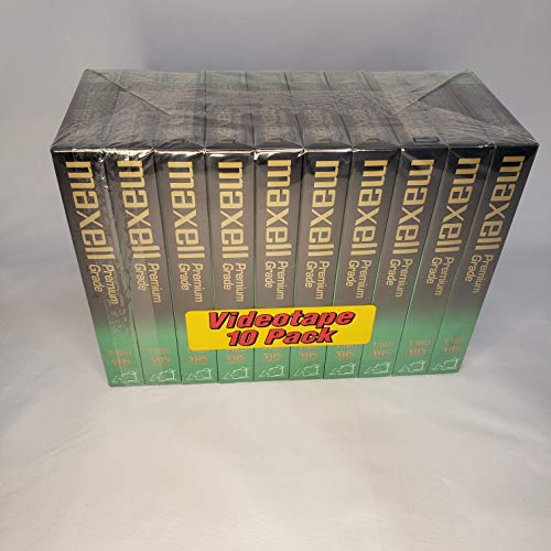 Standard Grade T-160 VHS Videotapes 10-Pack