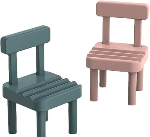 Pink portable small chair for desk or table