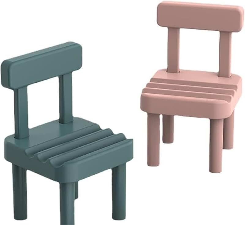 Pink portable small chair for desk or table