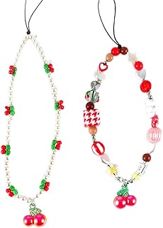 Two Cherry Phone Charm Straps for Women