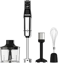 Handheld 4-in-1 Immersion Blender with Variable Speed