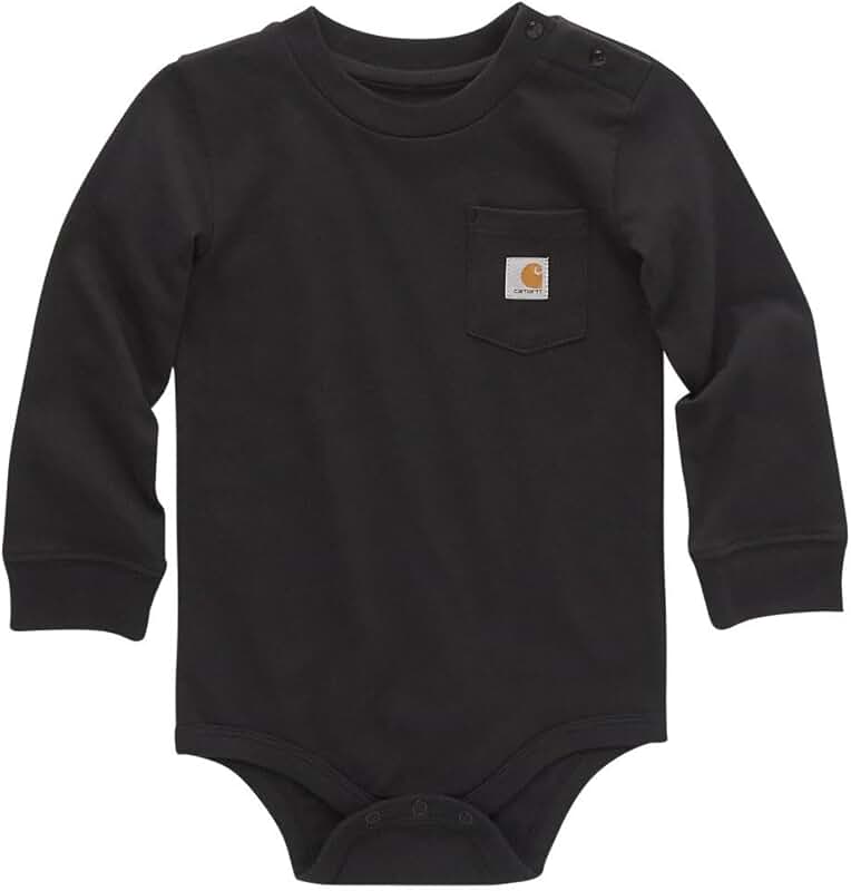 Long-Sleeve Bodysuit with Pocket