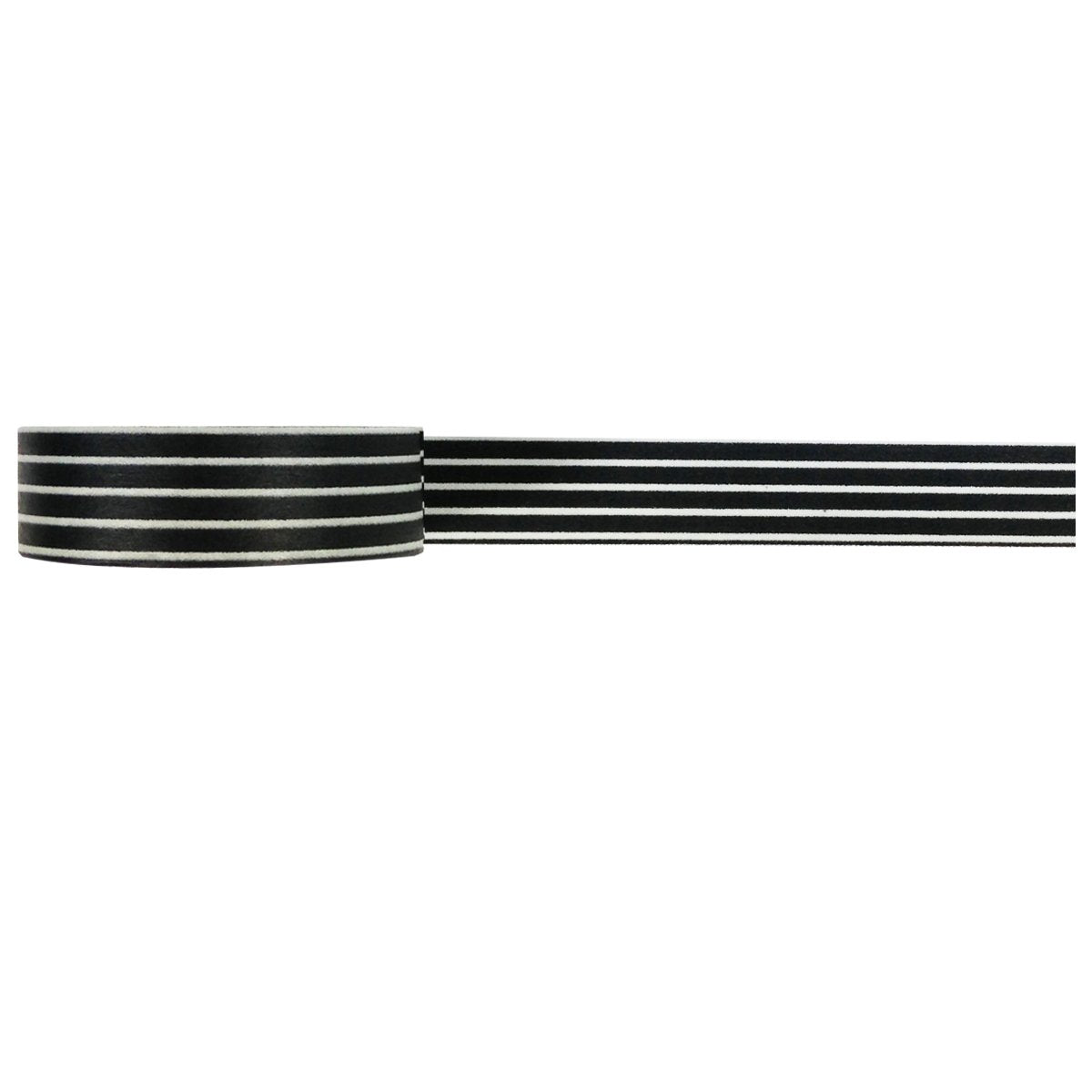 Black Long Stripe Washi Masking Tape