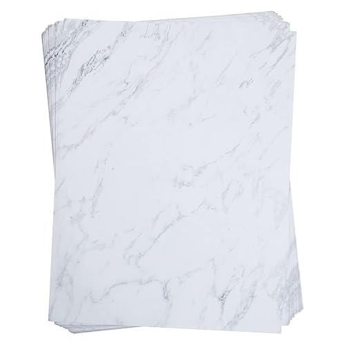 Gray Marble Resume Paper, 8.5 x 11, 48 Sheets
