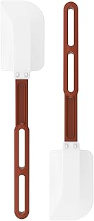 Heavy Duty Silicone Spatulas, 13.5", Heat Resistant Set of 2