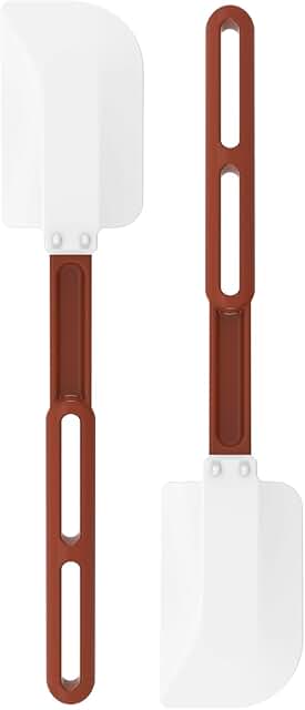 Heavy Duty Silicone Spatulas, 13.5", Heat Resistant Set of 2