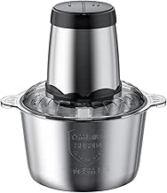 Electric Food Processor and Chopper with Stainless Steel Blades