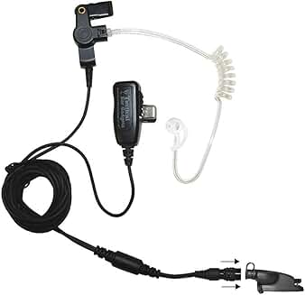 2-Wire Surveillance Earpiece for Radio