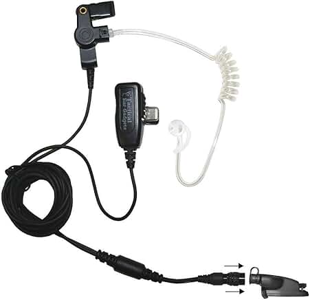 2-Wire Surveillance Earpiece for Radio