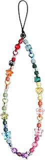 Colorful Beaded Phone Wrist Strap for Girls