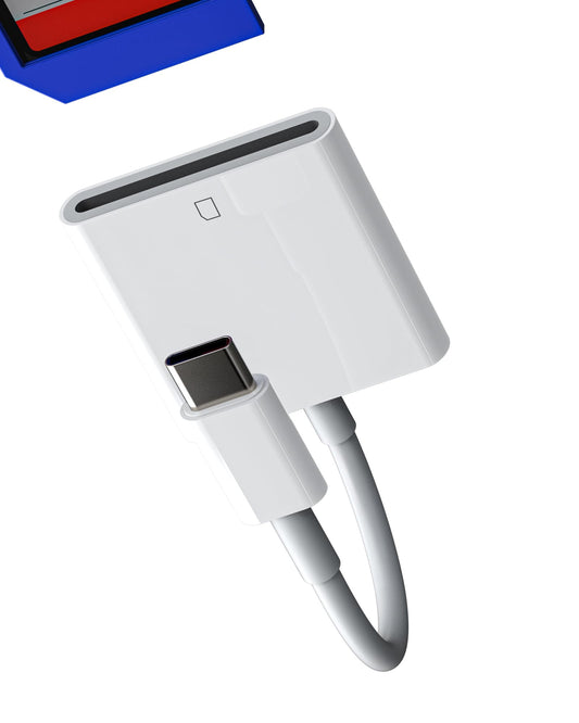 SD Card Reader for iPhone, iPad, MacBook, Android, and Laptop