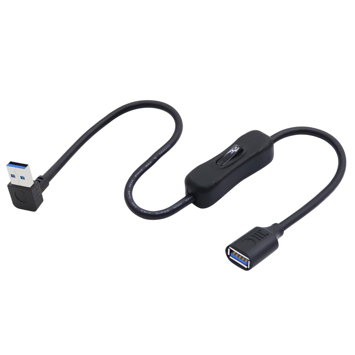 90 Degree USB 3.0 Switch Extension Cable 0.5M