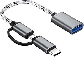 USB C/Micro USB to USB Adapter for Android Devices