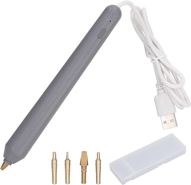 USB Hot Foil Pen with Metal Tips for Craft Embossing