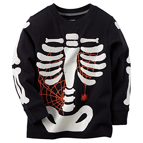 Carters Baby Boys  Skeleton Tee  3m, Black