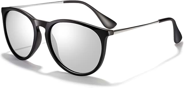 Trendy Vintage Round Mirrored Sunglasses for Women and Men
