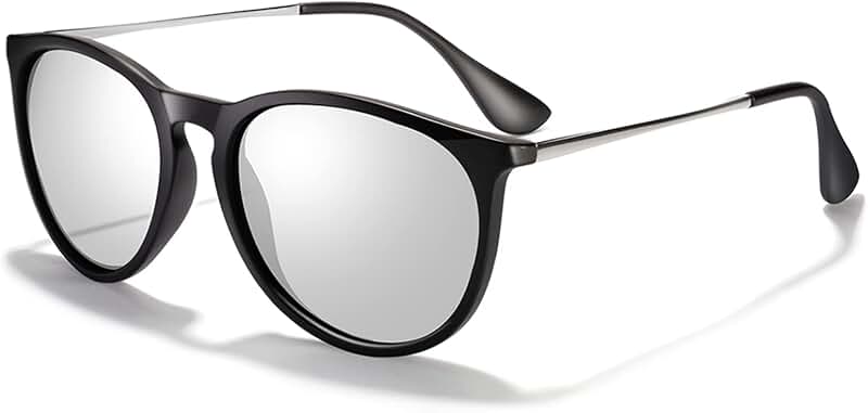 Trendy Vintage Round Mirrored Sunglasses for Women and Men