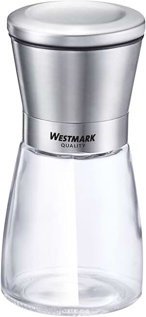 Spice Mill with Glass and Stainless Steel
