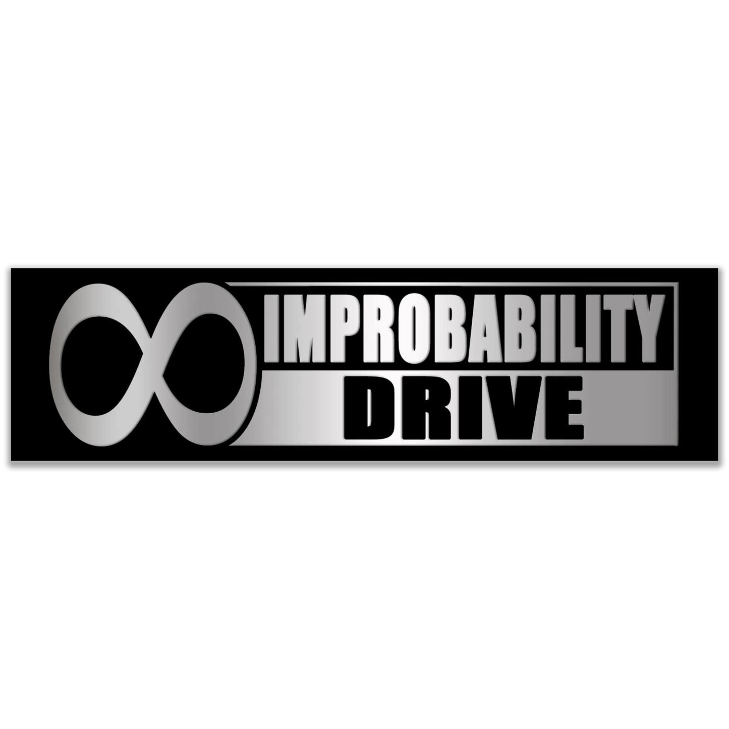 Color Infinite Improbability Drive Sticker for Notebook and Car