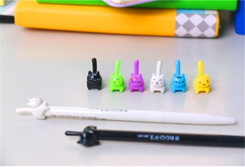 Cute Kawaii Cat Gel Pen for School and Office