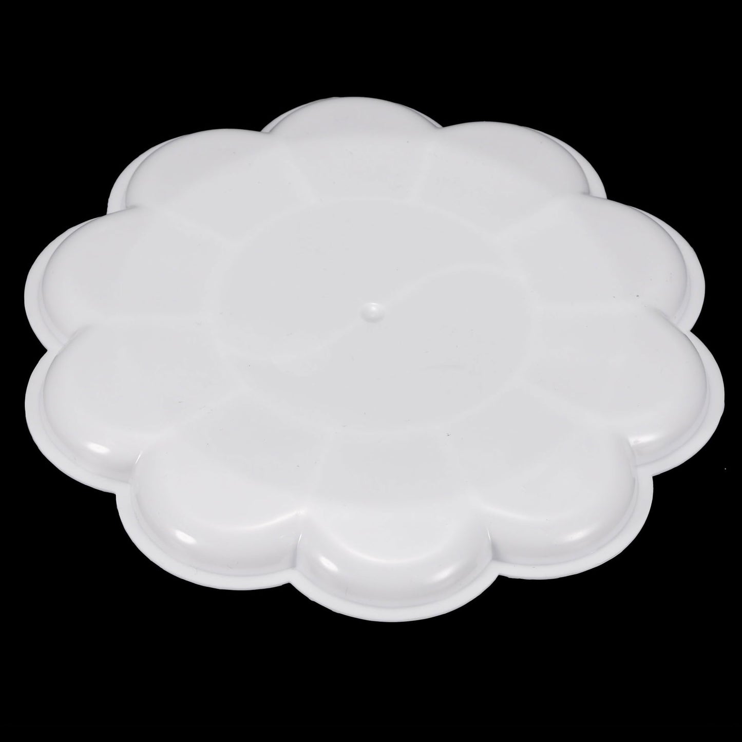 12 Wells Acrylic Paint Palette White 12 Pack