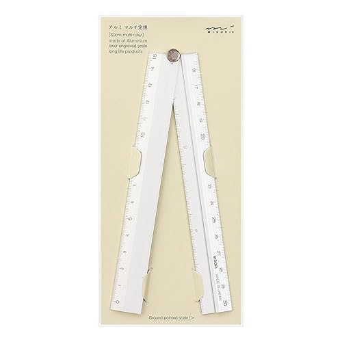 30cm Silver Aluminium Ruler