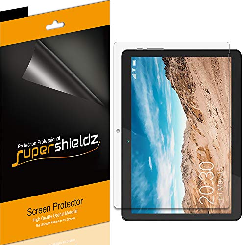 (3 Pack) Designed for Linsay 10.1 inch Tablet (F10XIPS) Screen Protector, High Definition Clear Shield (PET)