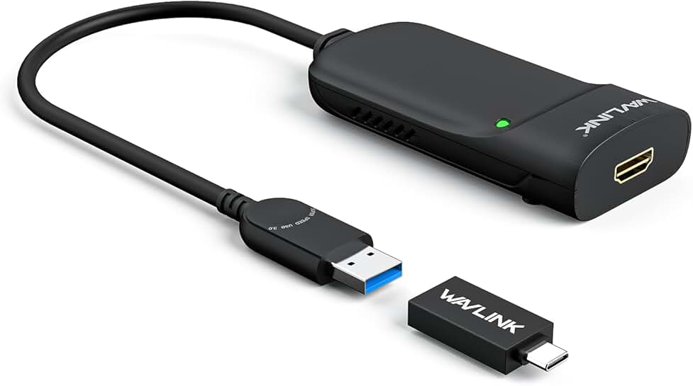 USB 3.0 to HDMI Video Adapter Supports 6 Monitors